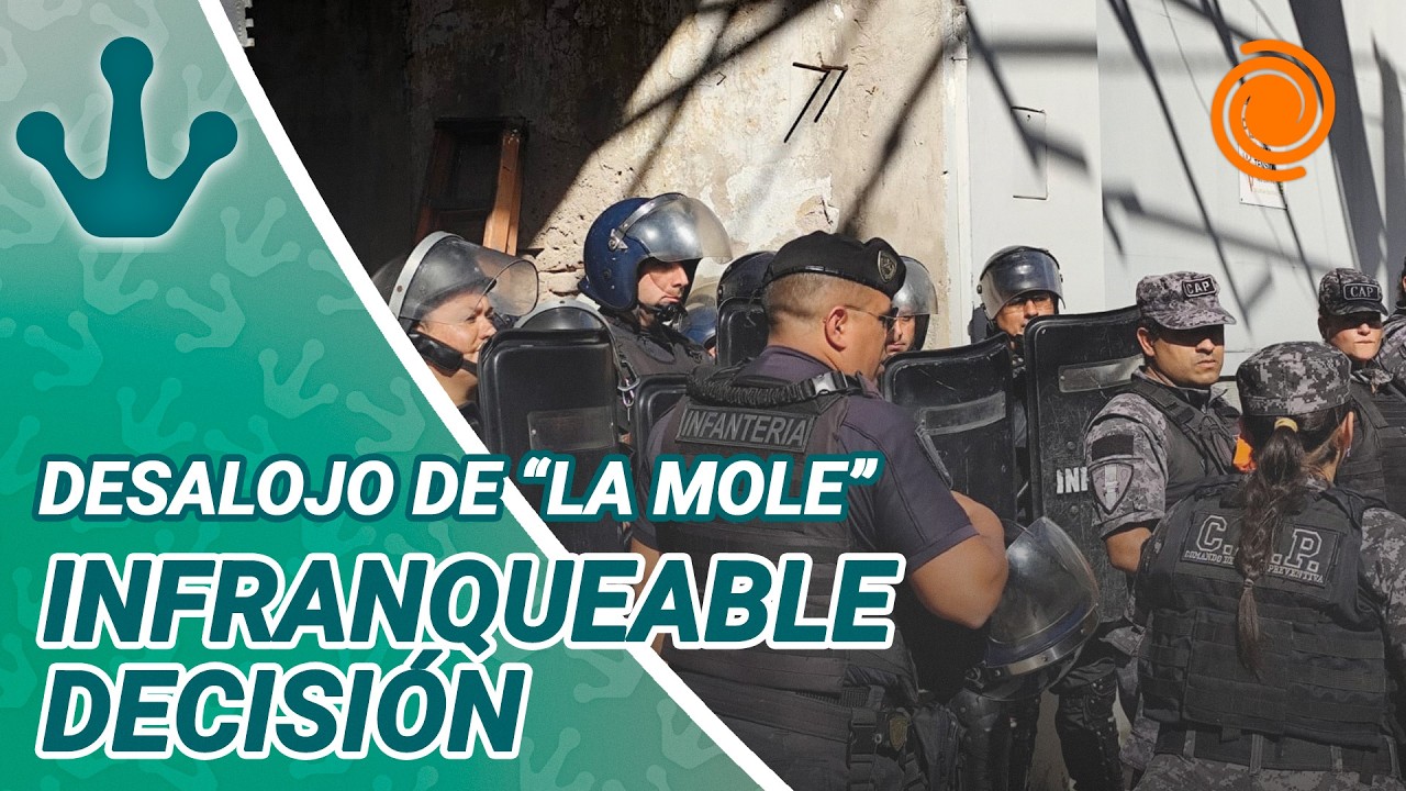 El ministro Quinteros confirmó que construirán un MURO en el edificio tomado por 