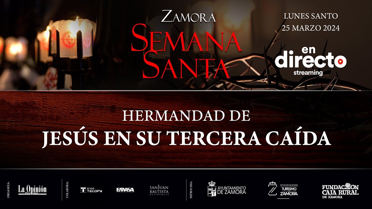 Procesión de la Hermandad de Jesús en su Tercera Caída en Zamora