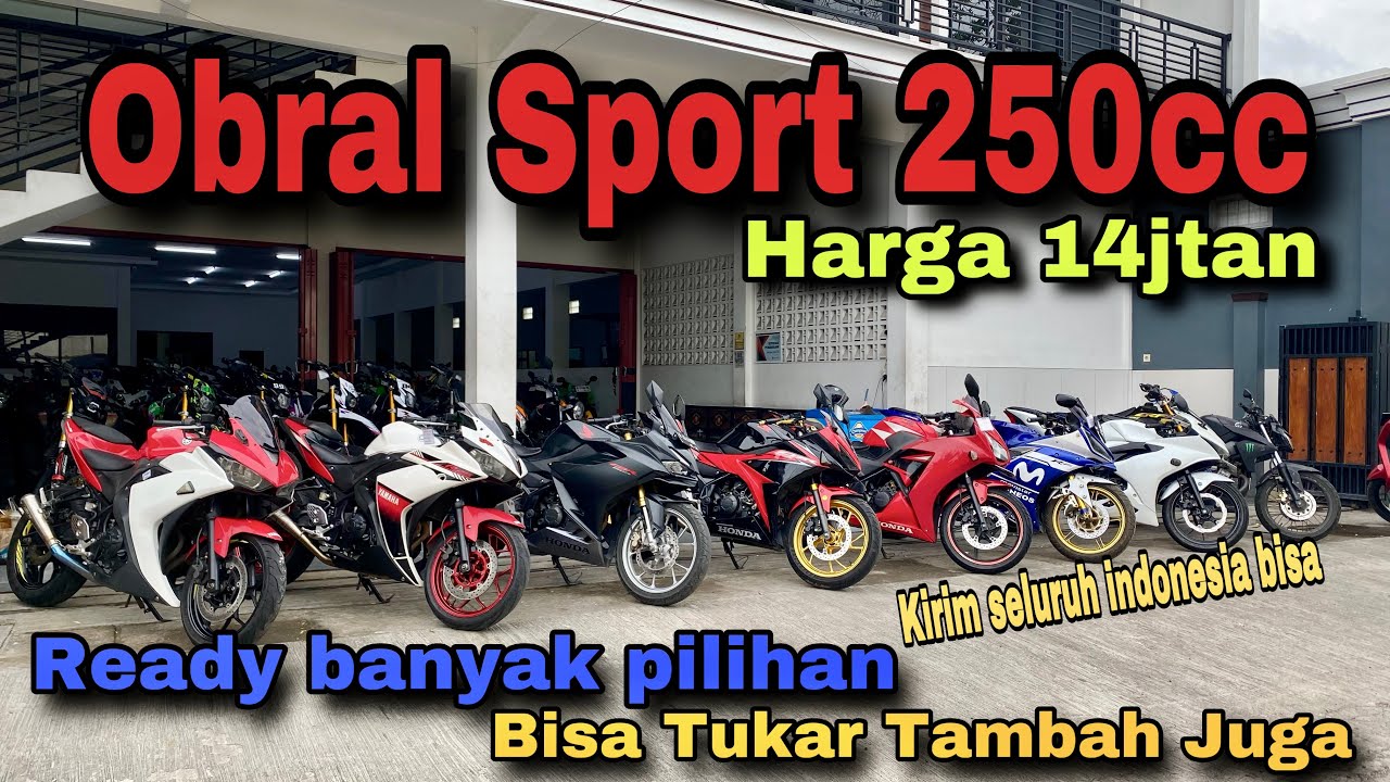 OBRAL SPORT 250CC HARGA DIBAWAH 15JUT4// BISA TUKAR TAMBAH‼️⁉️