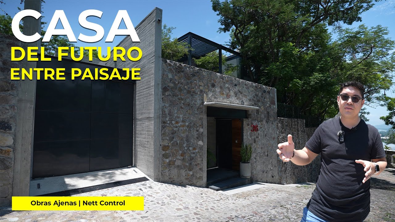 CASA del FUTURO INTELIGENTE entre árboles y VIGAS de ACERO | Obras Ajenas | NETT CONTROL