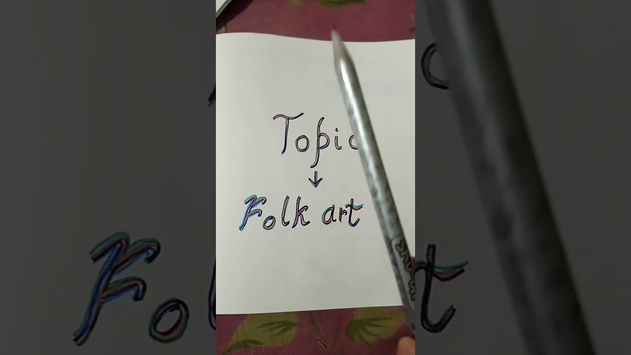 folk art drawing