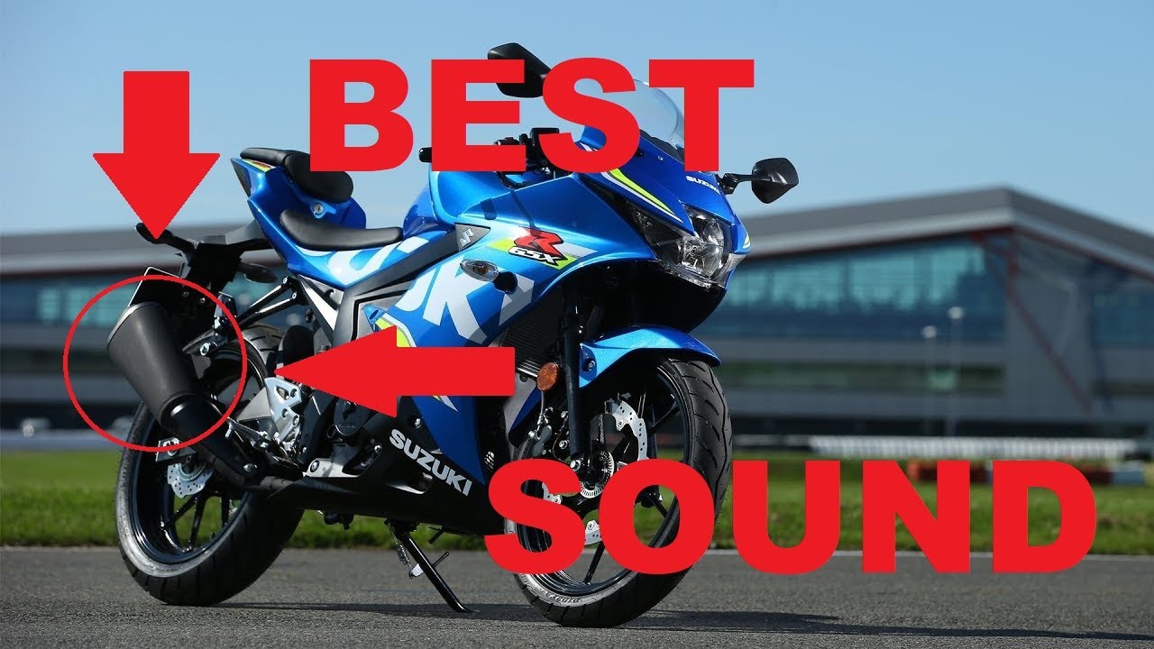 AMAZING SUZUKI GSXR-125 EXHAUST SOUND COMPILATION | YOSHIMURA, AKRAPOVIC, BLACK WIDOW, ...