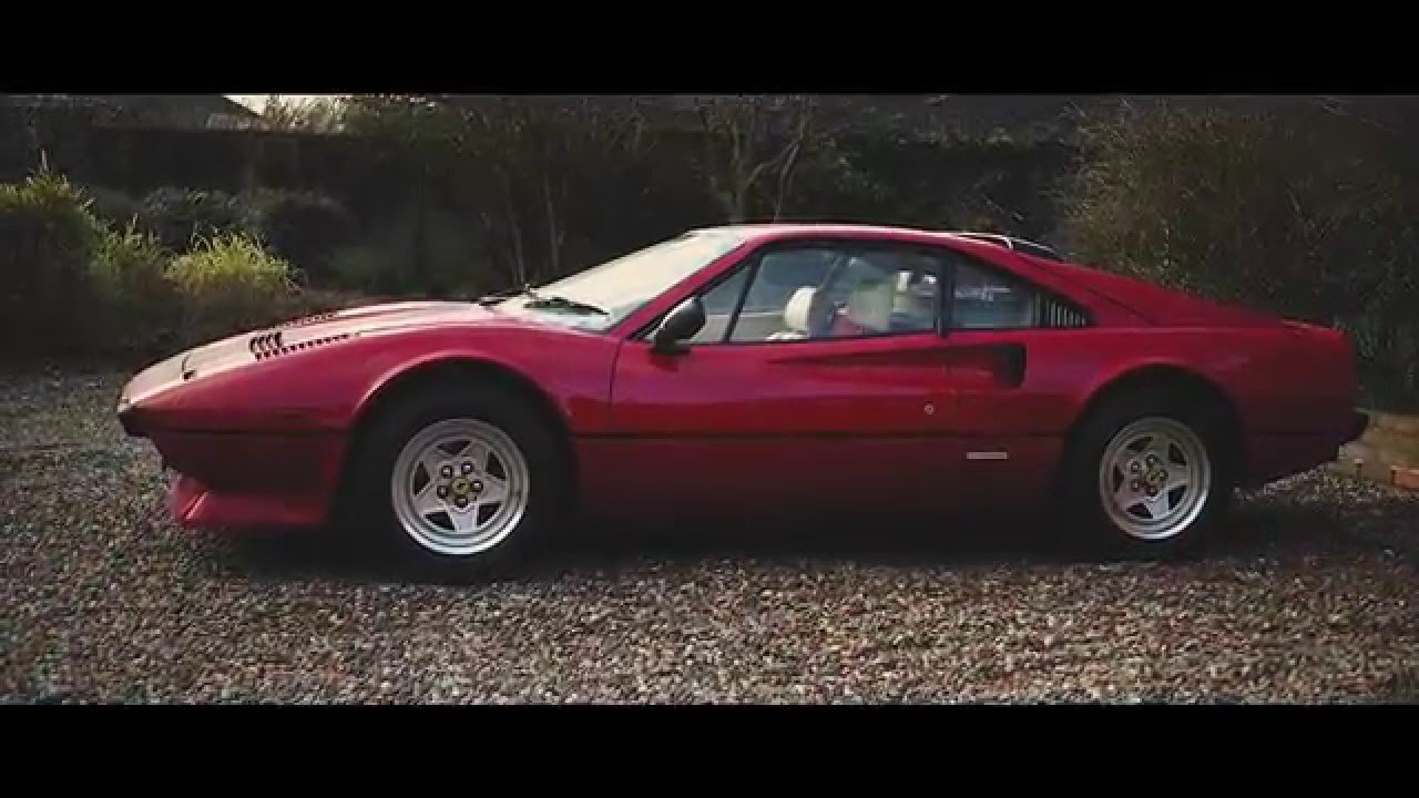 Ferrari 308 GTB QV driving Film clip