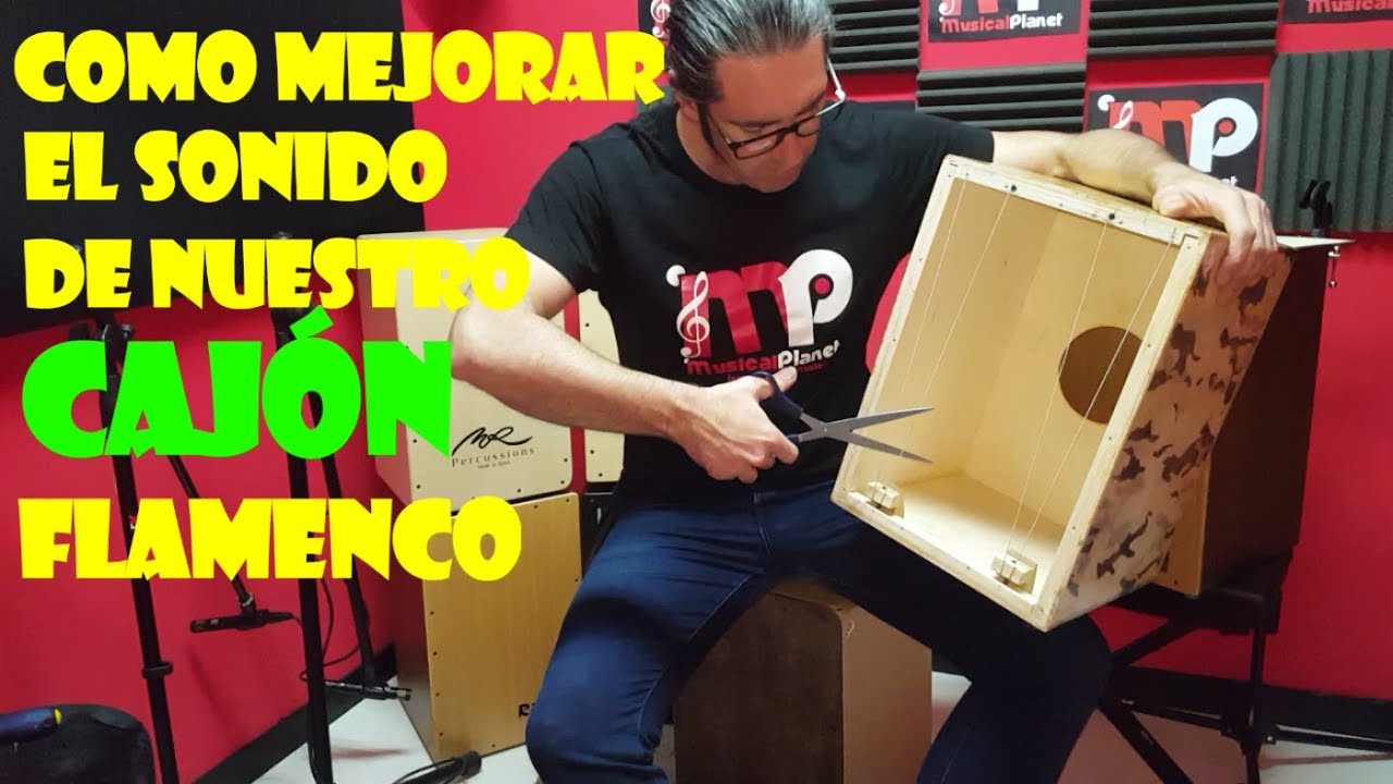 Como mejorar el sonido de un #Cajón flamenco