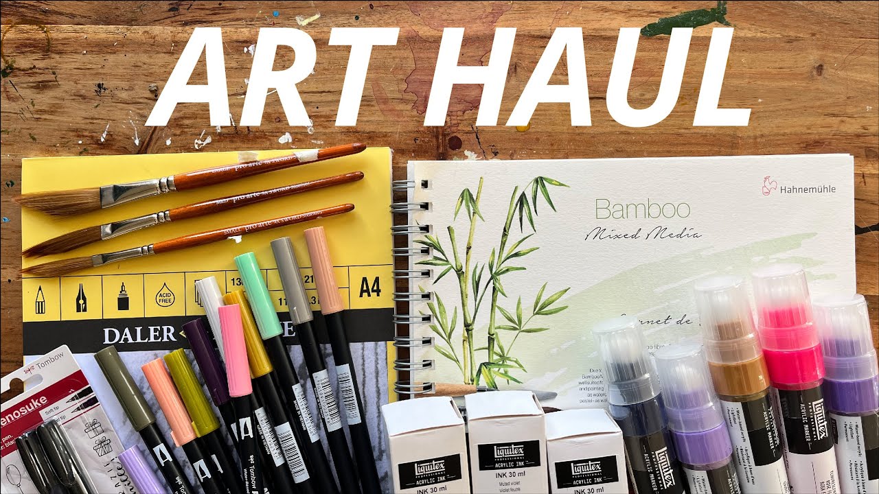 Unboxing New Art Supplies – First Impressions + Swatching
