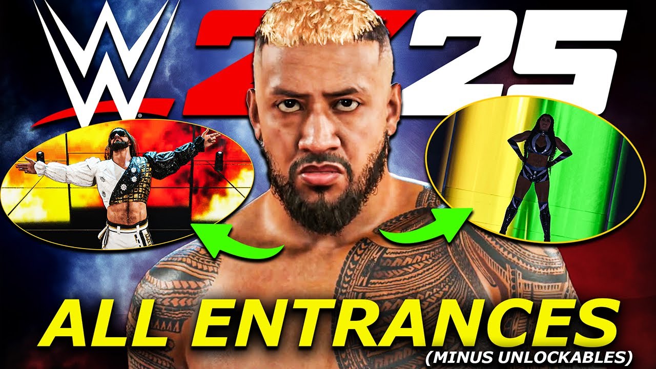 Every WWE 2K25 Entrance! Full Roster Showcase (5+ Hours!)
