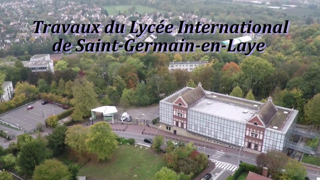 Travaux du Lycée international de Saint-Germain-en-Laye
