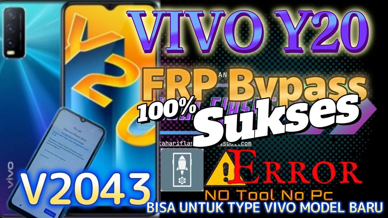 Hapus Frp Vivo Y20 V2043 Terbaru Tanpa Pc