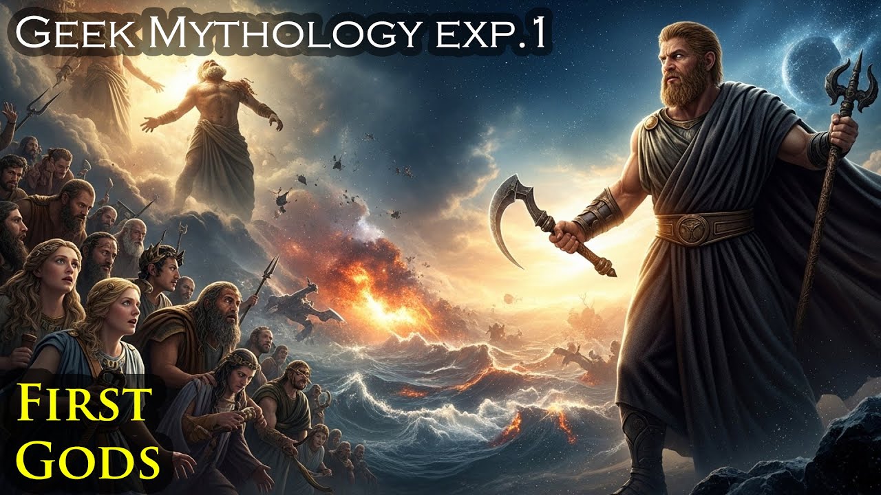 Birth of the Cosmos: The First Gods | Geek Mythology Stories 1 | Sleep Story for Grown Ups