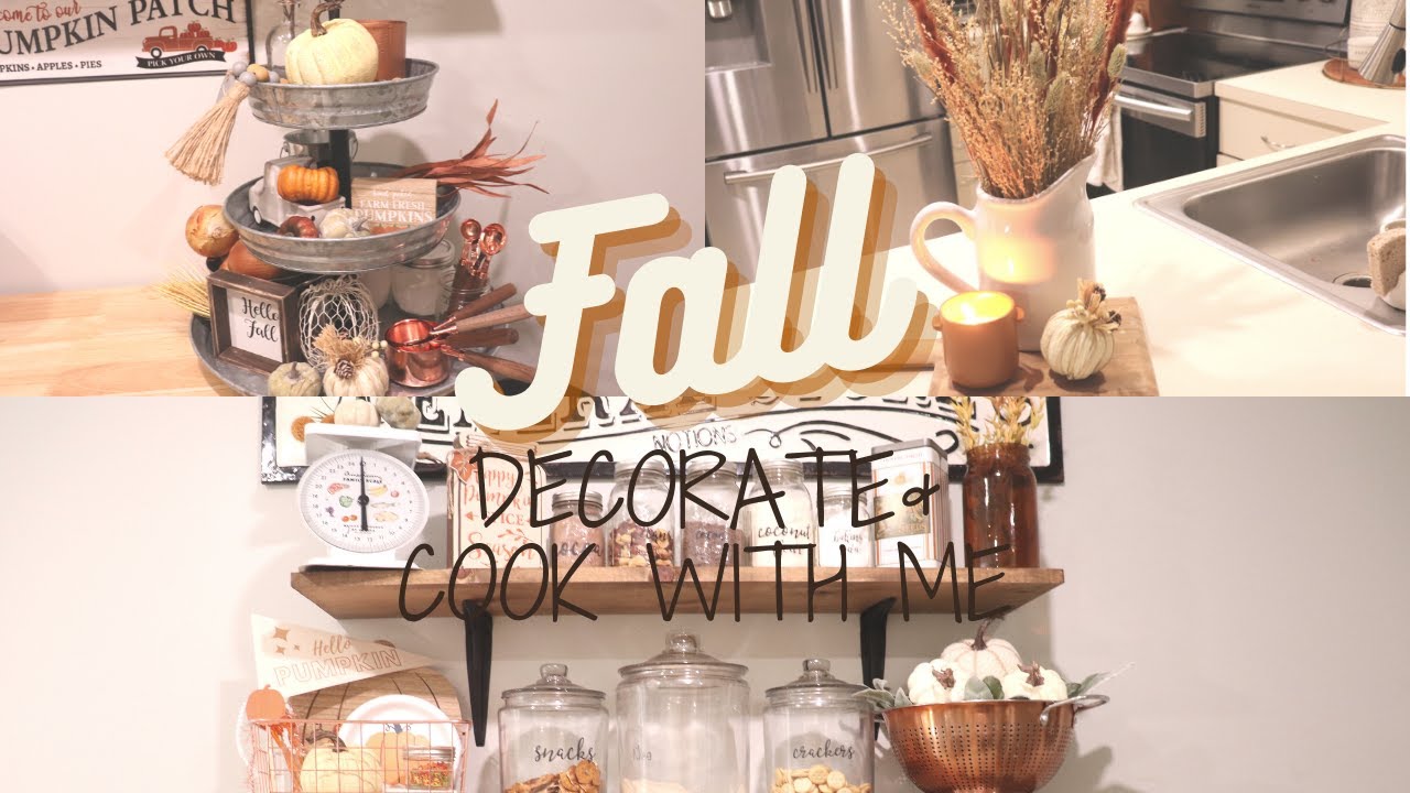 Fall Decorate With Me 2020 | Fall Cook With Me | Cozy Fall Decor | Fall Farmhouse