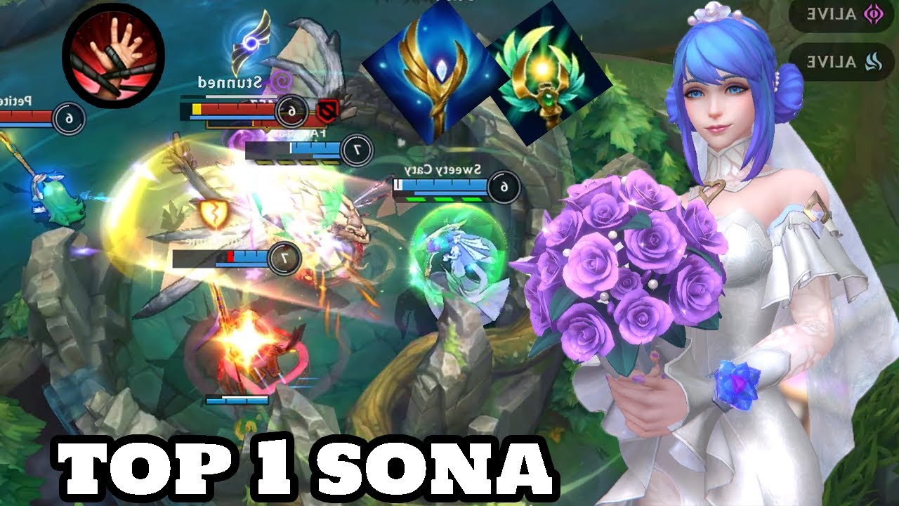 Wild Rift Sona - Top 1 Sona Gameplay Best Support Carry Rank Grandmaster