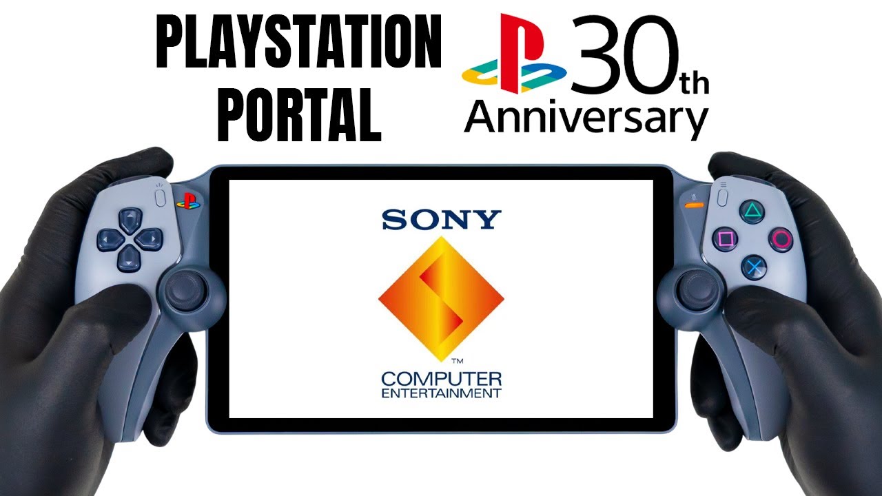 Unboxing The PlayStation Portal Remote Player 30th Anniversary Limited Edition - ASMR