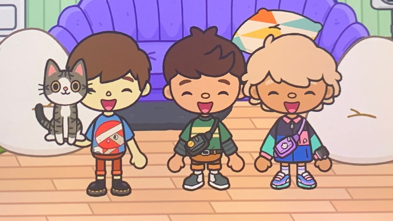 The crazy sleepover 🤪🎮 || fake collab with @tocaDave 