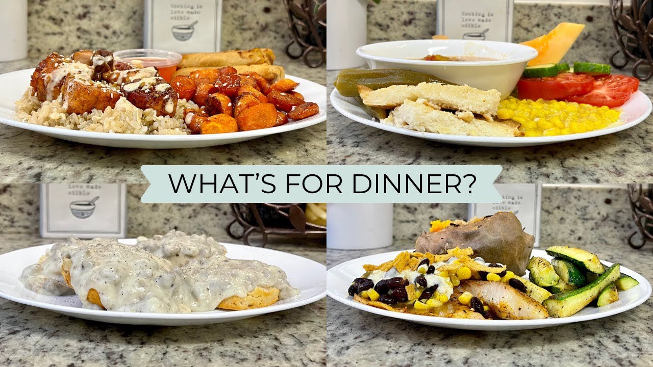 WHAT’S FOR DINNER? | EASY & BUDGET FRIENDLY | REALISTIC WEEKNIGHT MEALS | DINNER INSPIRATION