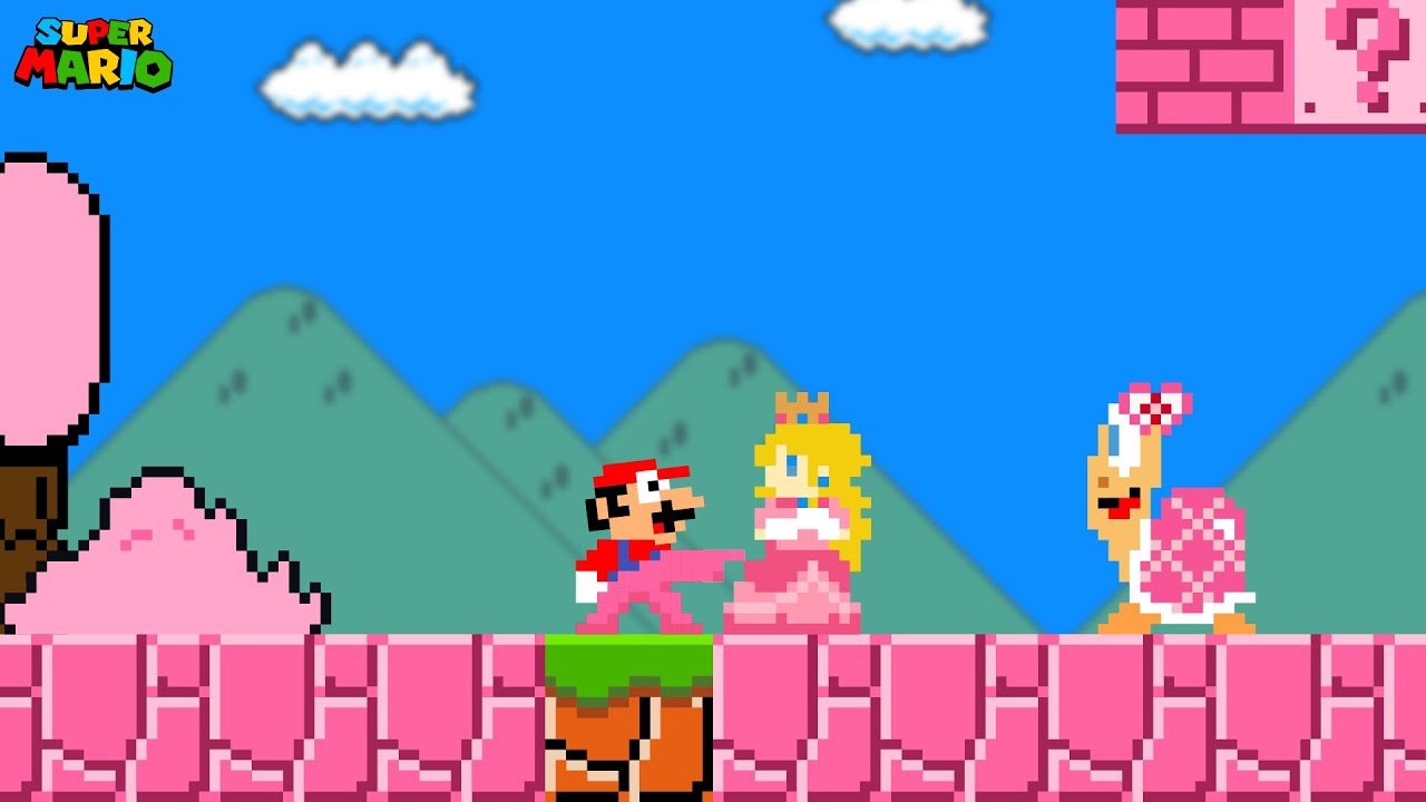 Mario Can't Touch the Color PINK...