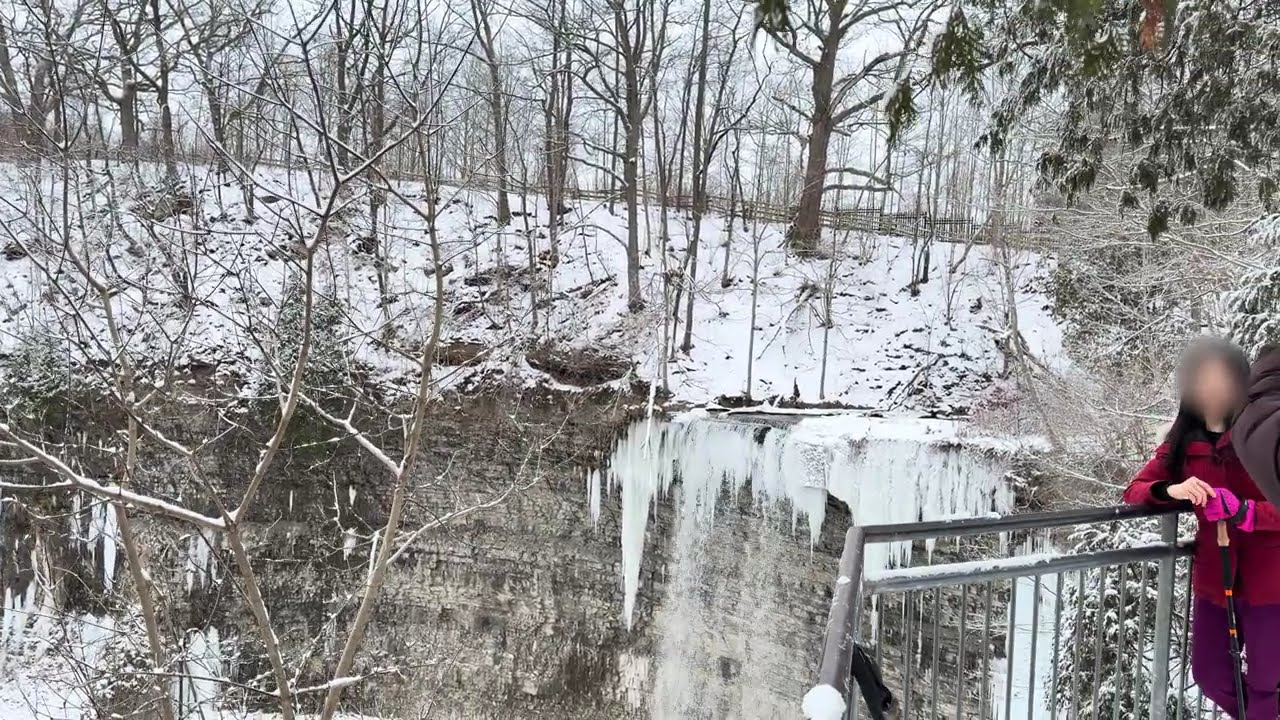 Frozen Waterfall Hike | Do waterfalls freeze in winter?