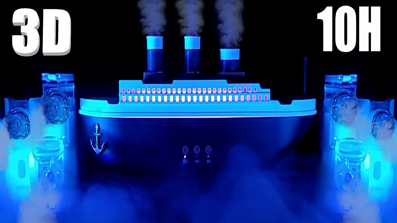 🚢 ASMR: 3D-аэрозоль с пятью распылителями. Отправляйтесь в глубокий сон 🌊💤