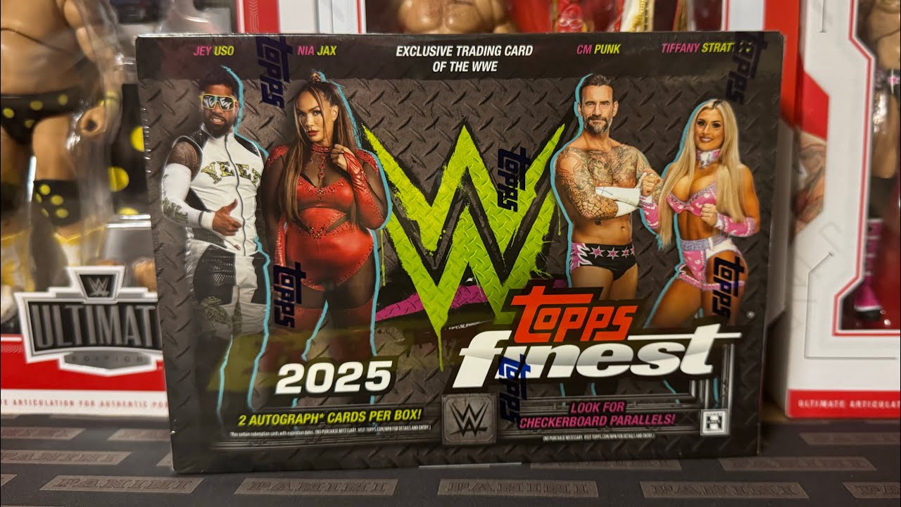 Открытие Hobby Box от WWE Topps Finest 2025!