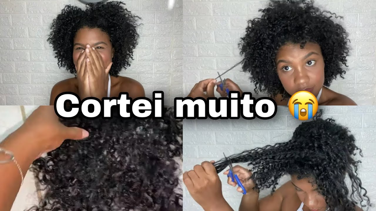 FIZ MEU BIG CHOP EM CASA - Cortei meu cabelo sozinha | Jéssica Braga