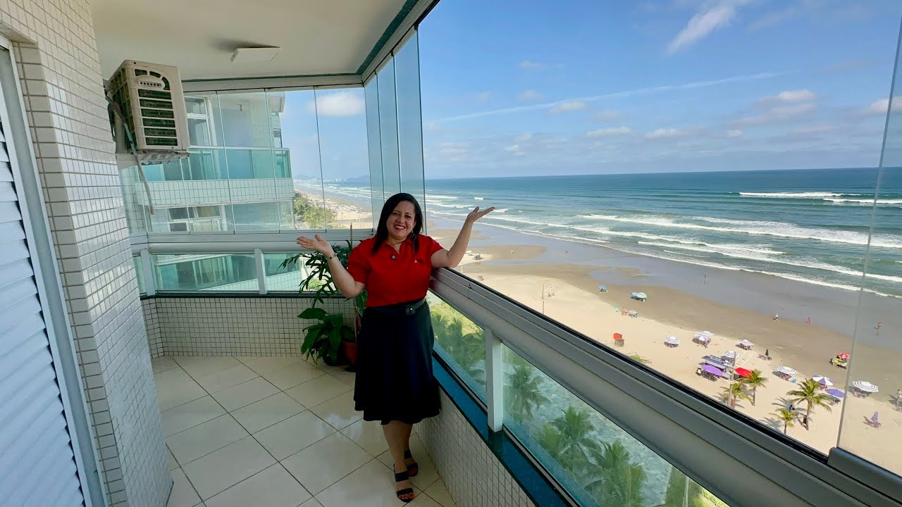 Apartamento ☀️🏖️ FRENTE MAR 😍 03 dormitórios e lazer completo 👏🏻
