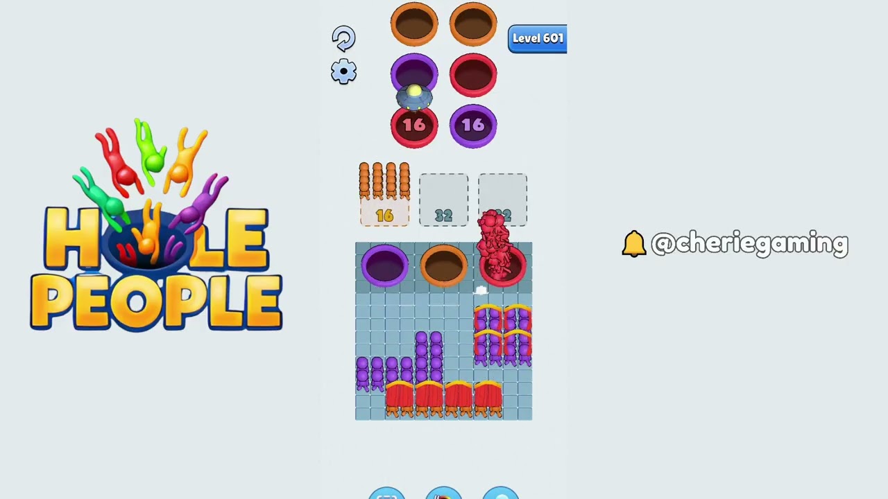 Hole People Level 601 Solution Walkthrough
