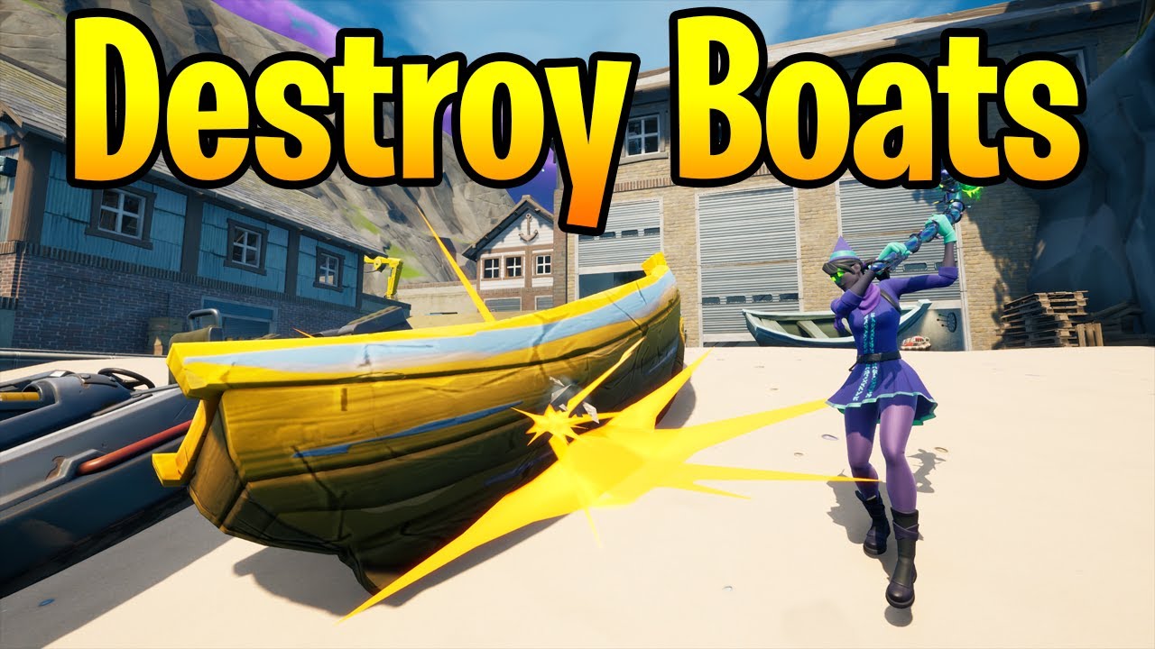Destroy Boats - Fortnite Challenge Guide