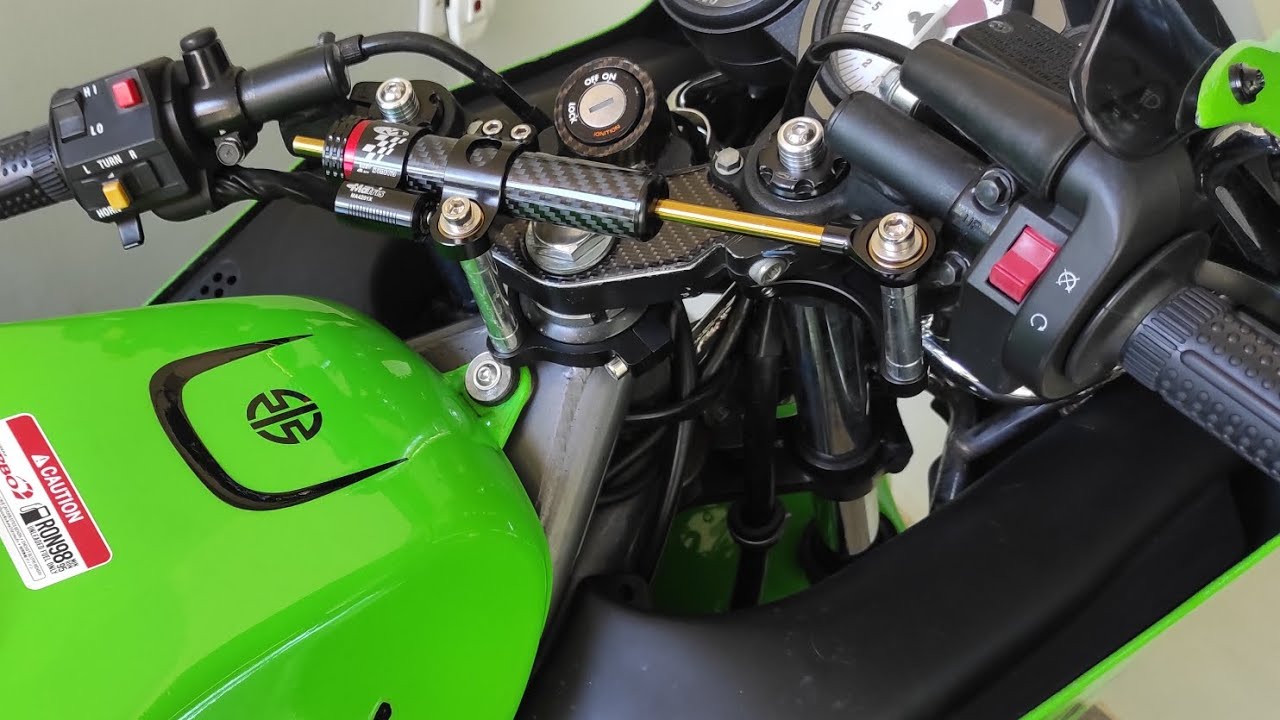 Pasang Steering Damper Matris Di Kawasaki Ninja RR | Java Motorland