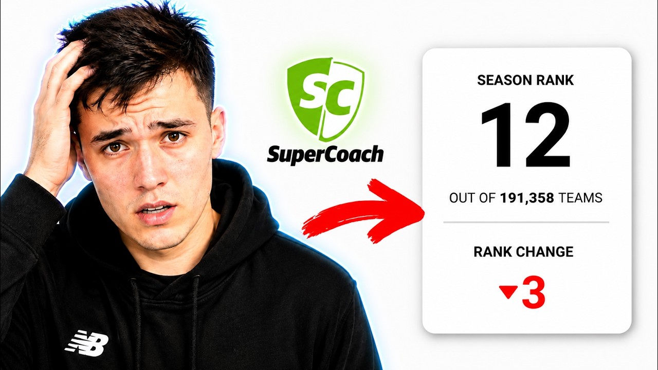 I DROPPED TO #12... Can I Still Win AFL SuperCoach?