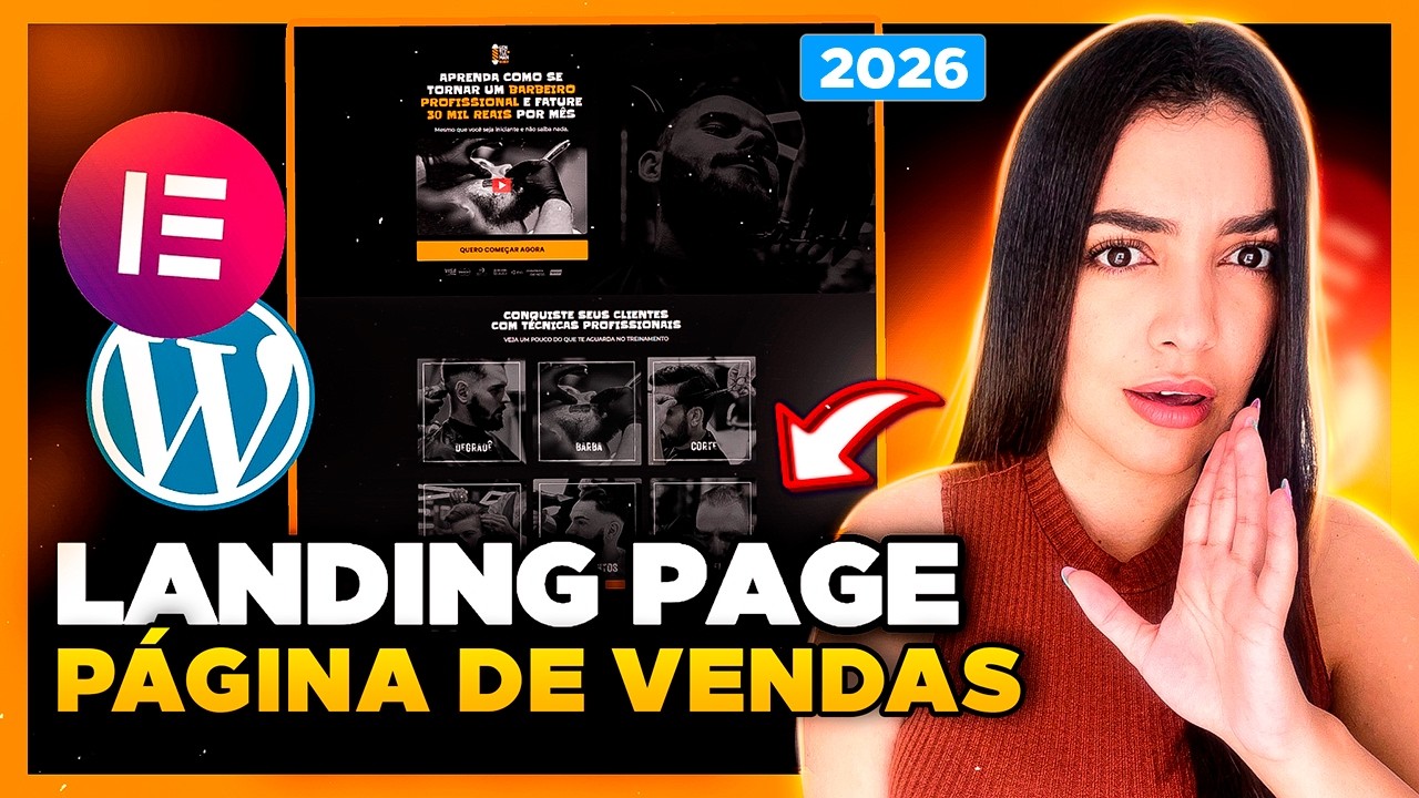 Como Criar uma PAGINA DE VENDAS no WordPress e Elementor Grátis [Landing Page Passo a Passo]