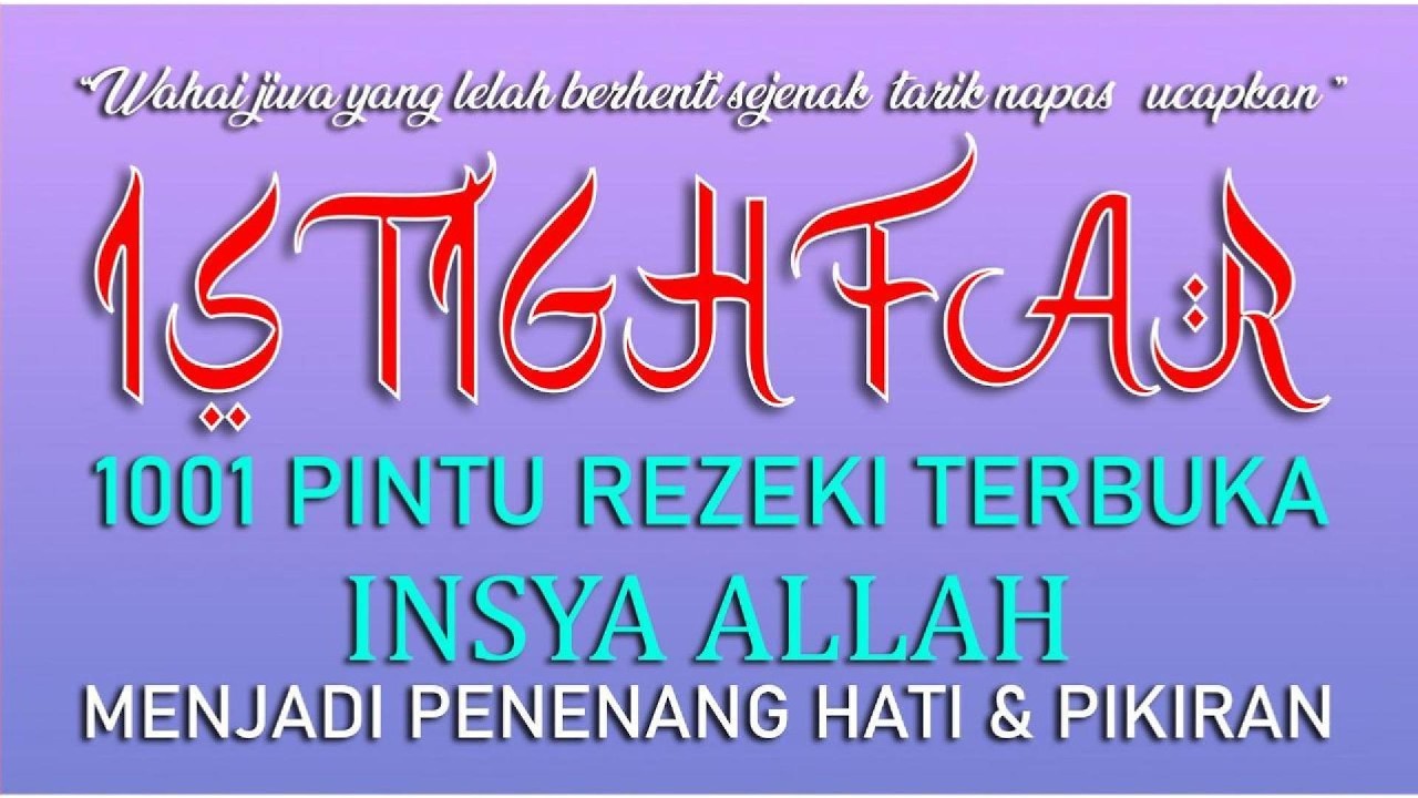 NANGIS HARU MENDENGAR SHOLAWAT ISTIGHFAR ! SHOLAWAT BURDAH, SHOLAWAT 1001 PEMBAWA REZEKI