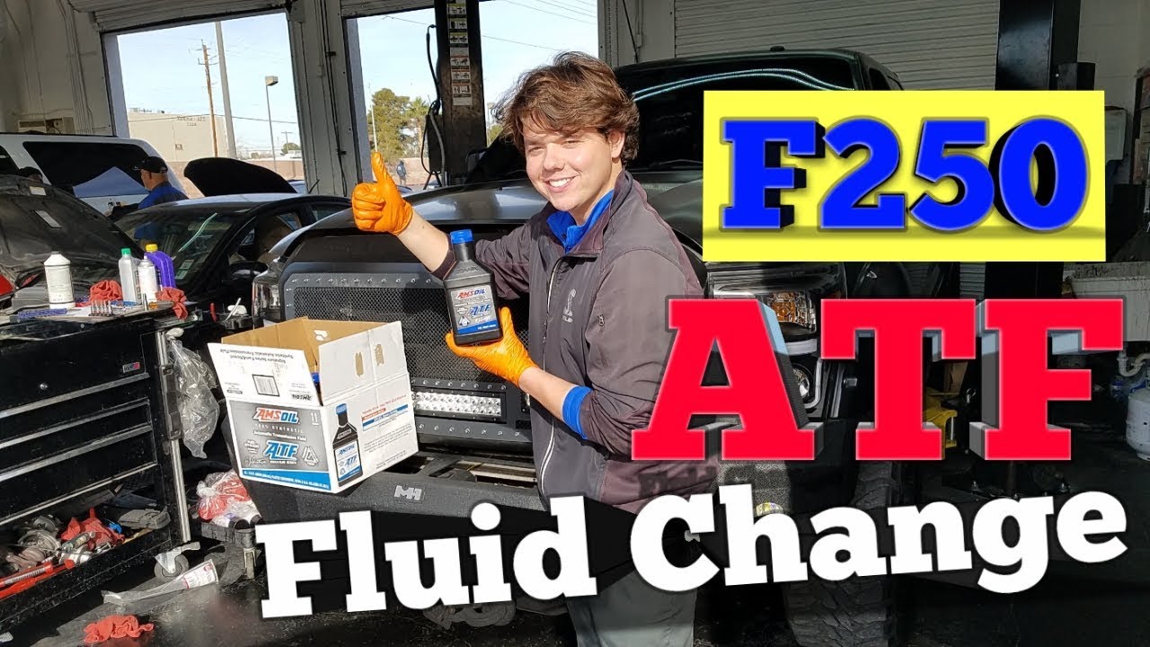 Замена трансмиссионной жидкости Ford F250 Super Duty 2012 года