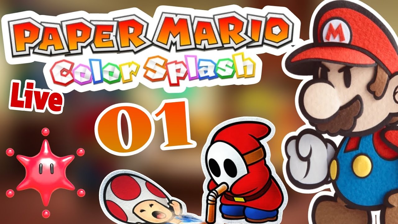 Papier Mario Color Splash🎨|🔴LIVE| Part 1 Auf gehts nach Port Prisma 🏡⭐