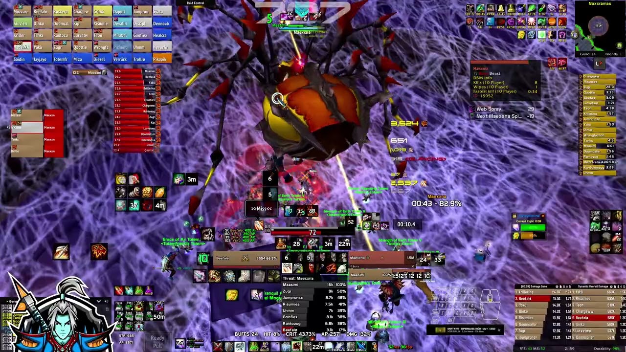 DMF Naxx  GDKP Fury PoV on Alt