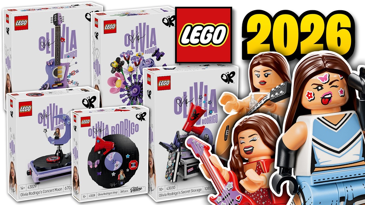 ОФИЦИАЛЬНО: представлены наборы LEGO Editions с Оливией Родриго