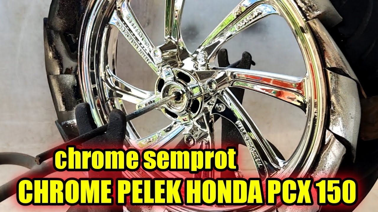 CHROME PELEK HONDA PCX 150 || CHROME SEMPROT