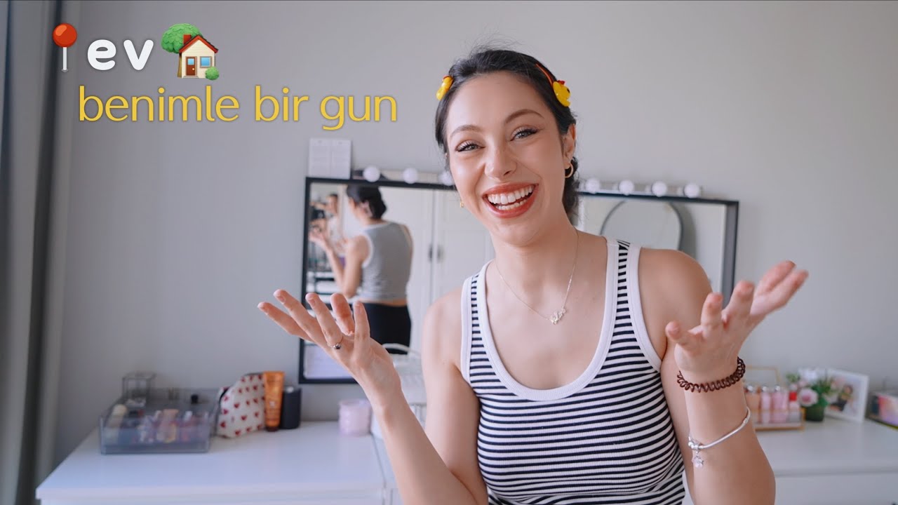 VLOG|| Benimle Evde Bir G&uuml;n👩🏻&zwj;💻🤞🏻🧺
