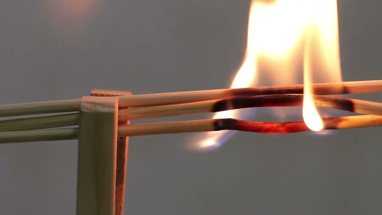 लकड़ी की छड़ें जलती हैंlakadee kee chhaden jalatee hain|| wood sticks burn