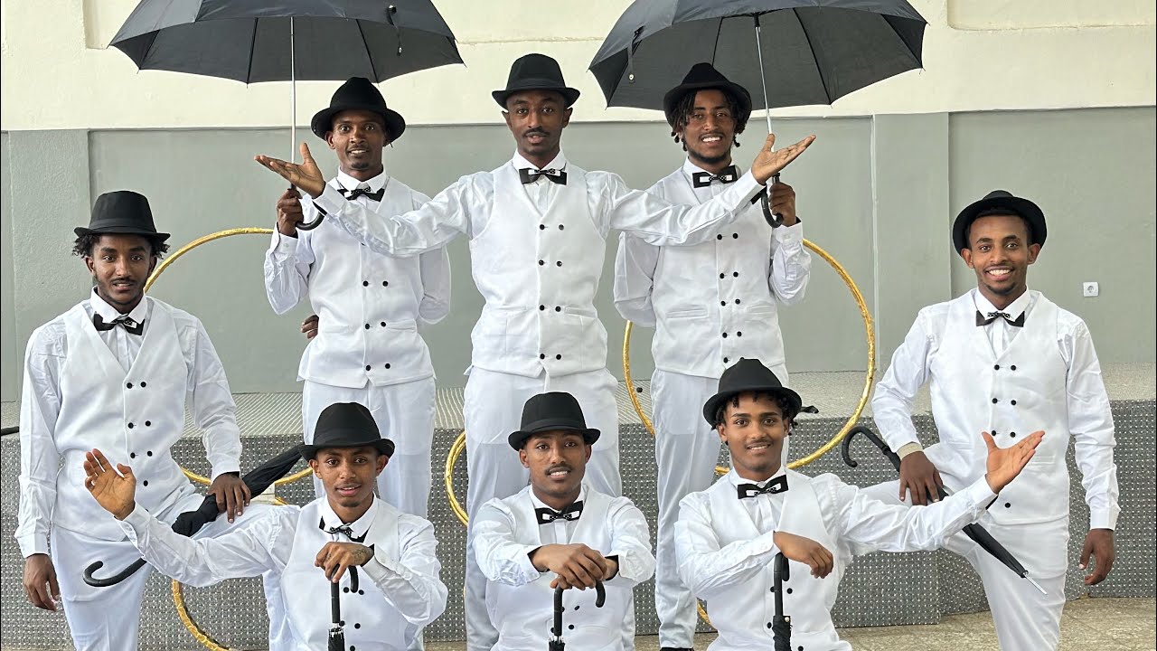 Troupe Ethio lions hoop diving act