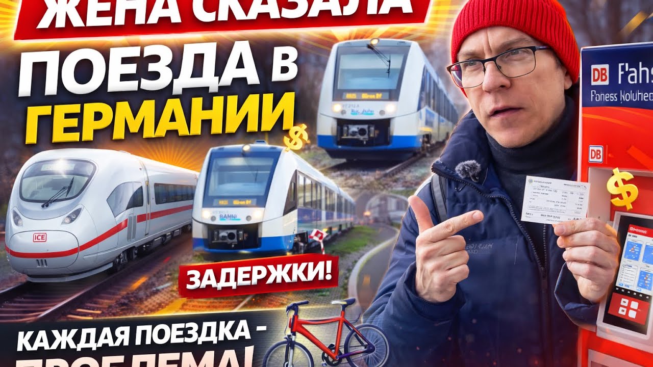 Поезда в Германии — удобно, дорого и ВЕЧНЫЕ ЗАДЕРЖКИ 🚆