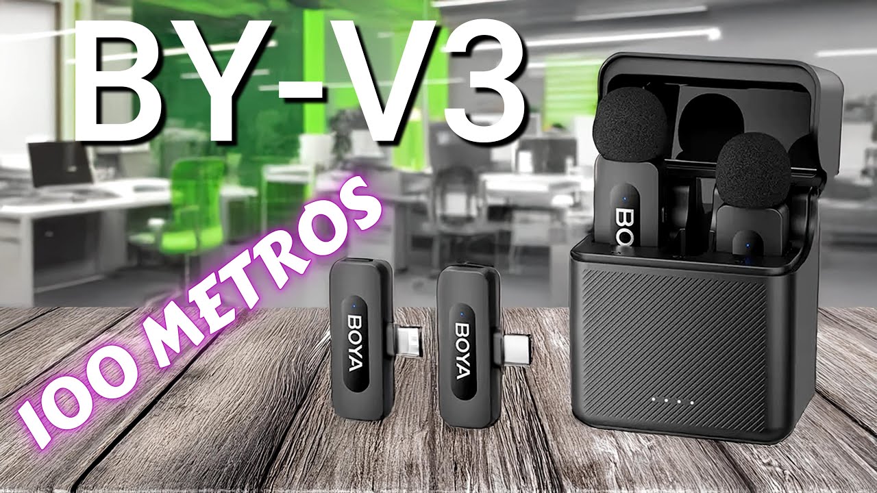BOYA BY V3 COMBO / Nuevos micrófonos para creadores de contenido / Micrófono boya
