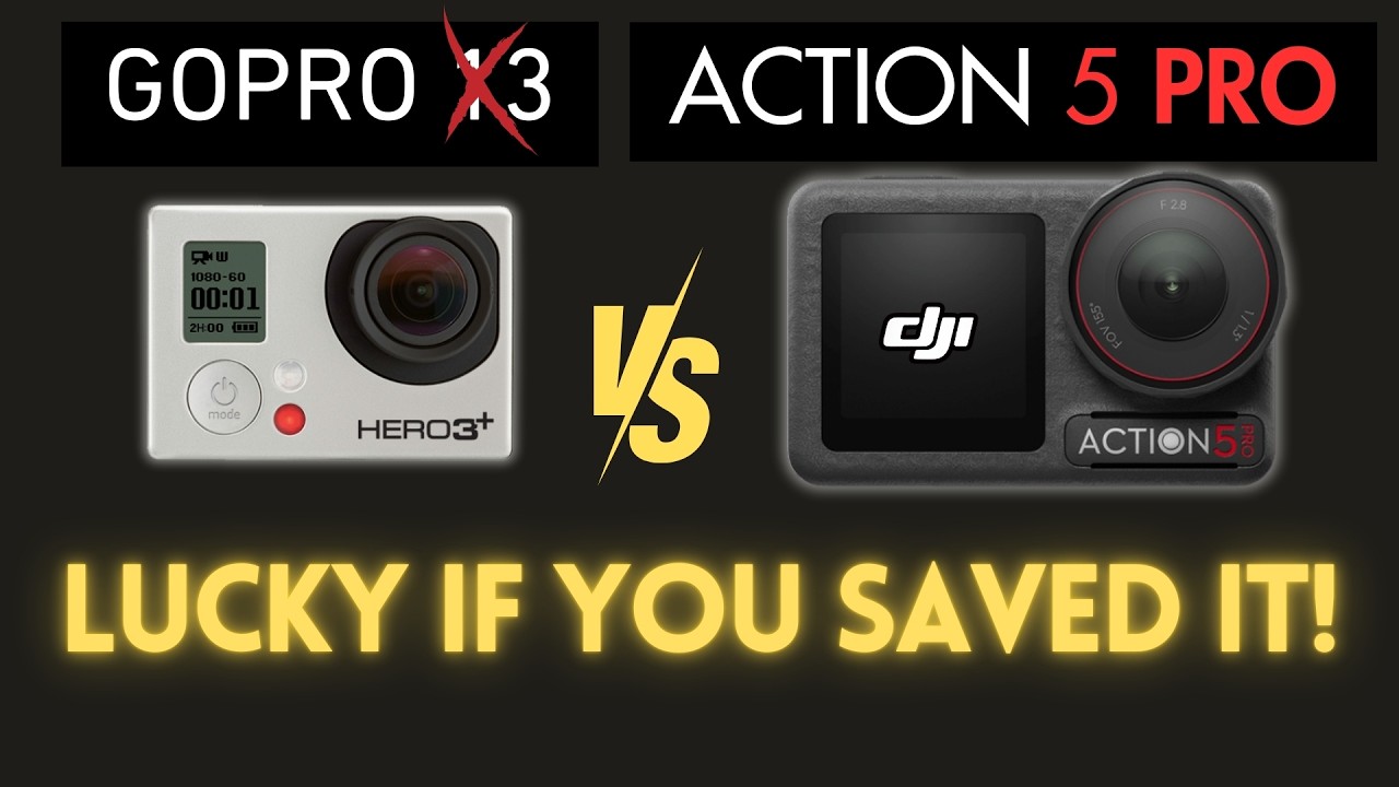 DJI ACTION 5 PRO против GoPro Hero 3 Plus | Вы ожидали такого?