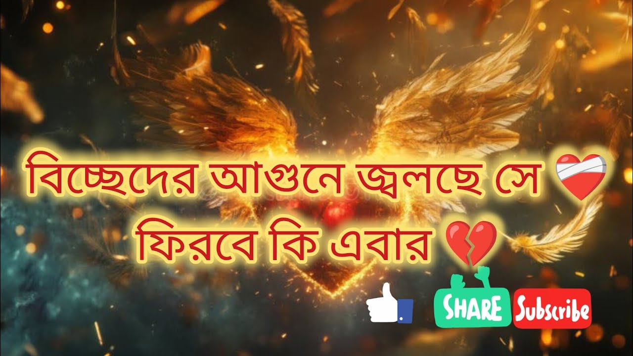 ✨ বিচ্ছেদের আগুনে জ্বলছে সে 💔 এবার কি তোমার পার্টনার ফিরবে তোমার কাছে 💟💯 #youtubeviralvideo #tarot  