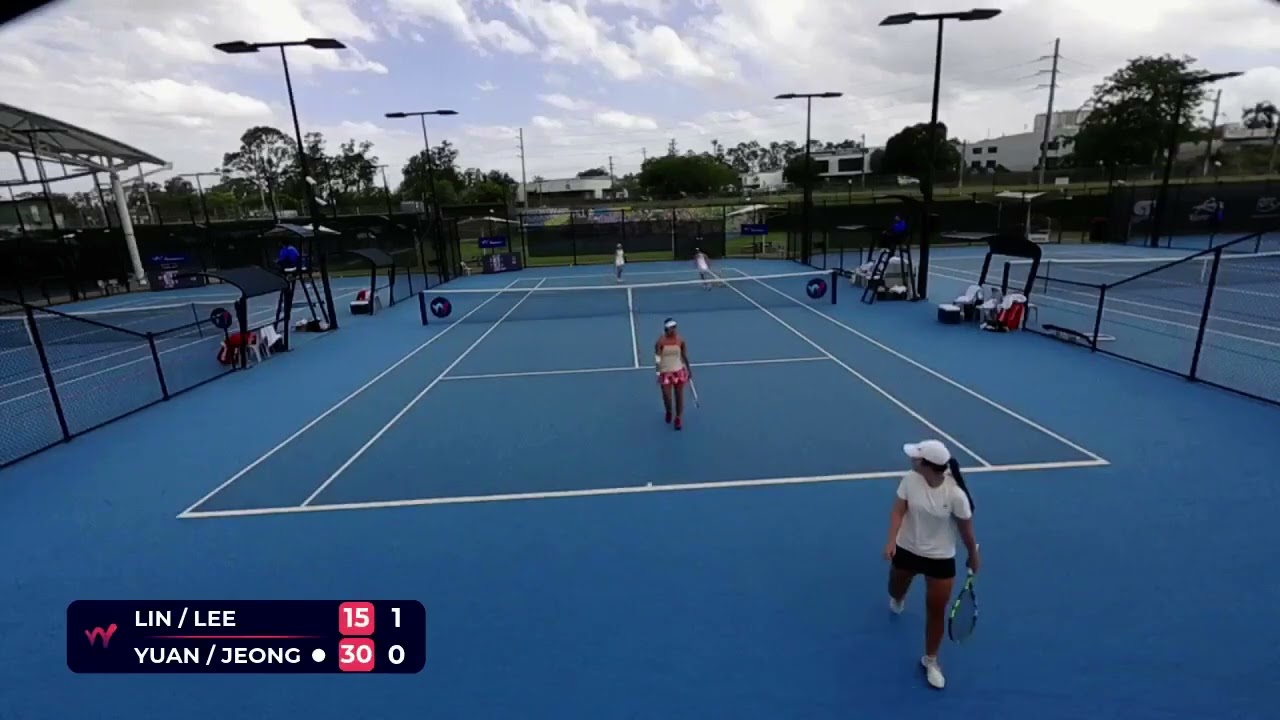 Ya Hsin Lee Fang An Lin vs BoYoung Jeong Chengyiyi Yuan doubles R16 W50 Brisbane 11 November 2025 Au