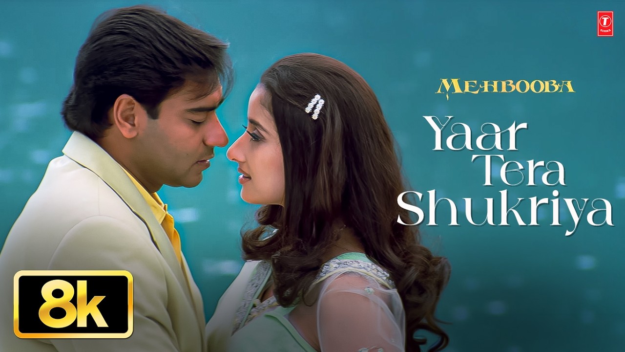 Yaar Tera Shukriya - Video Song | Udit Narayan, Alka Yagnik | Mehbooba | Ajay Devgn, Manisha Koirala