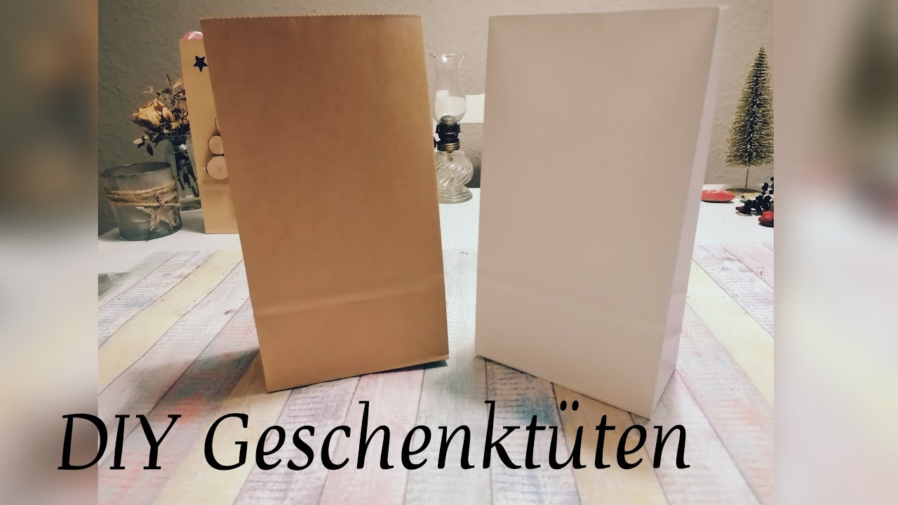 So einfach kannst Du Geschenktüten weihnachtlich Dekorieren | 5 einfache DIY Verpackungsideen |