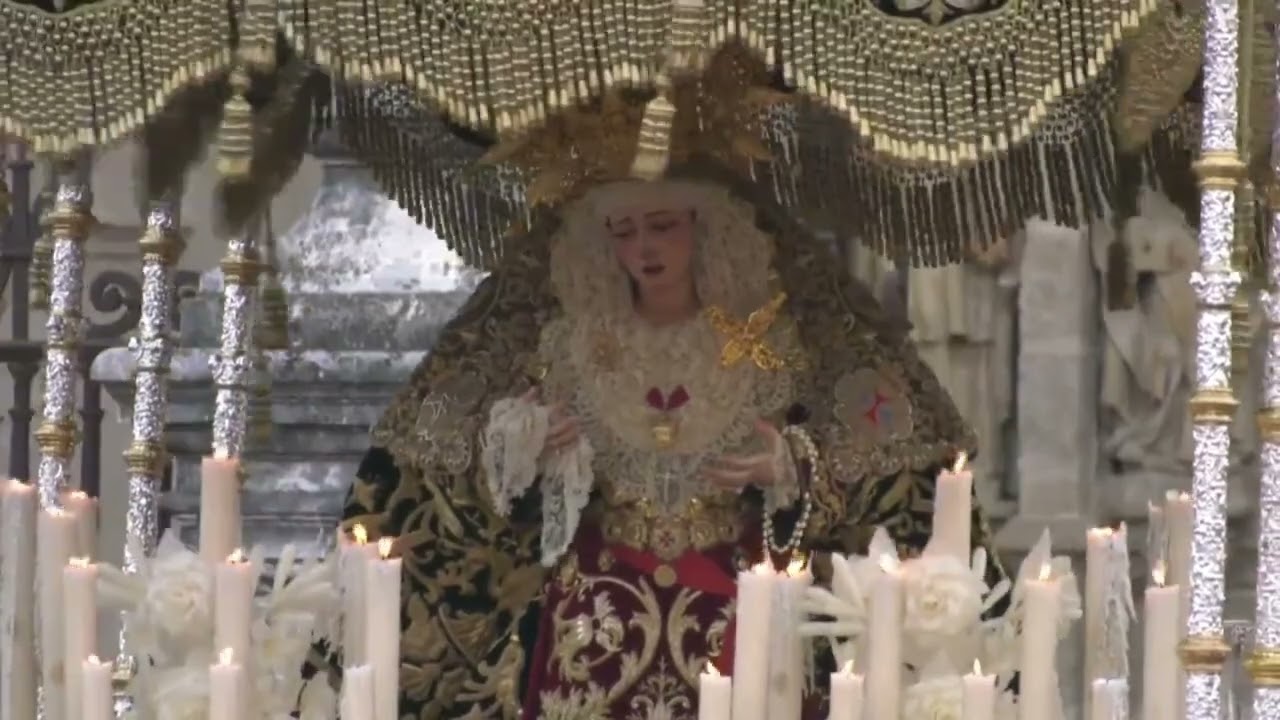 Virgen de la Esperanza (Hermandad de La Trinidad)-BM Oliva de Salteras Sábado Santo 2023 Sevilla
