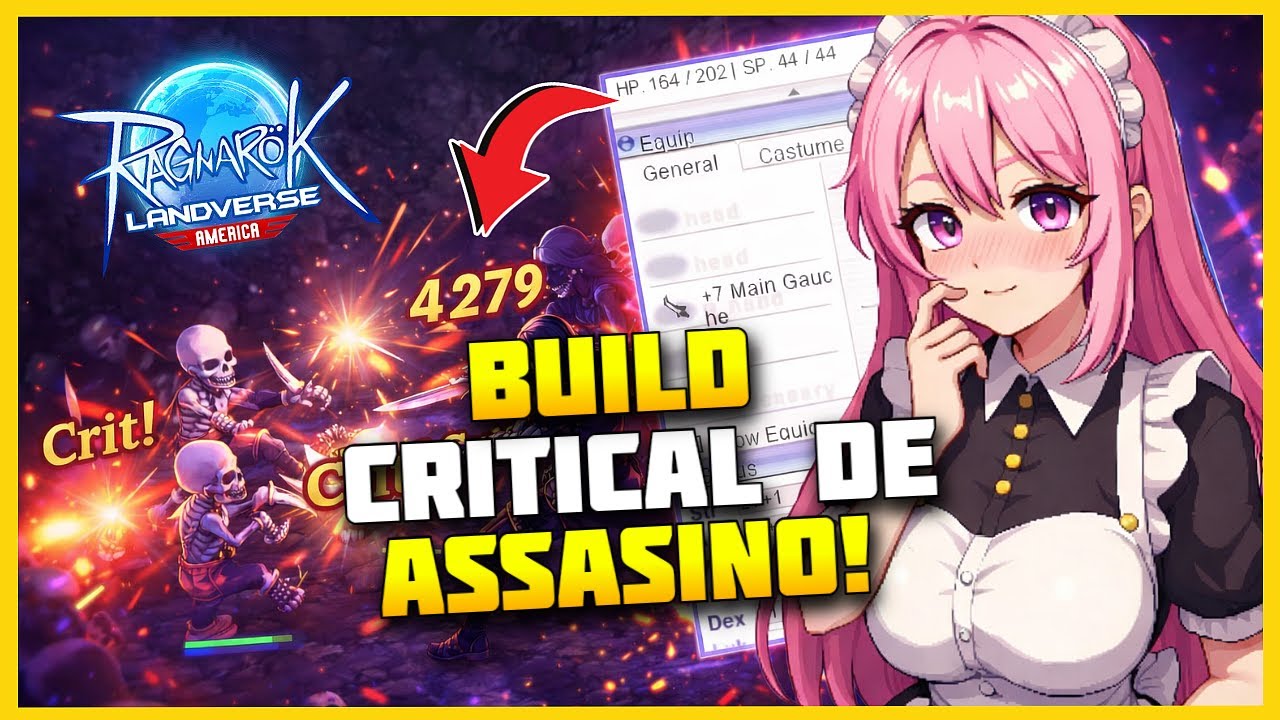 🔥 Build de ASSASINO no Ragnarok Landverse América - MELHOR CLASSE