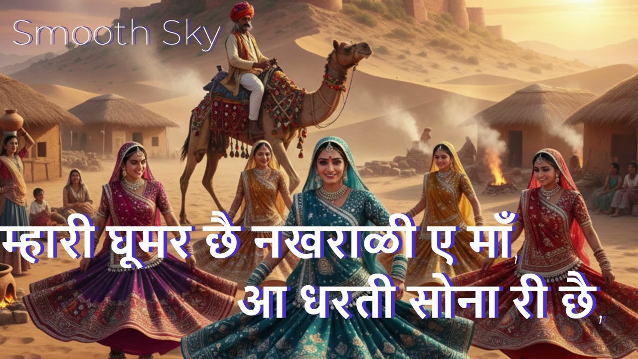 Mhari Ghoomar is the Best | Vibrant Rajasthani Folk Song Short 💃#ghoomar #rajasthanisong  #song