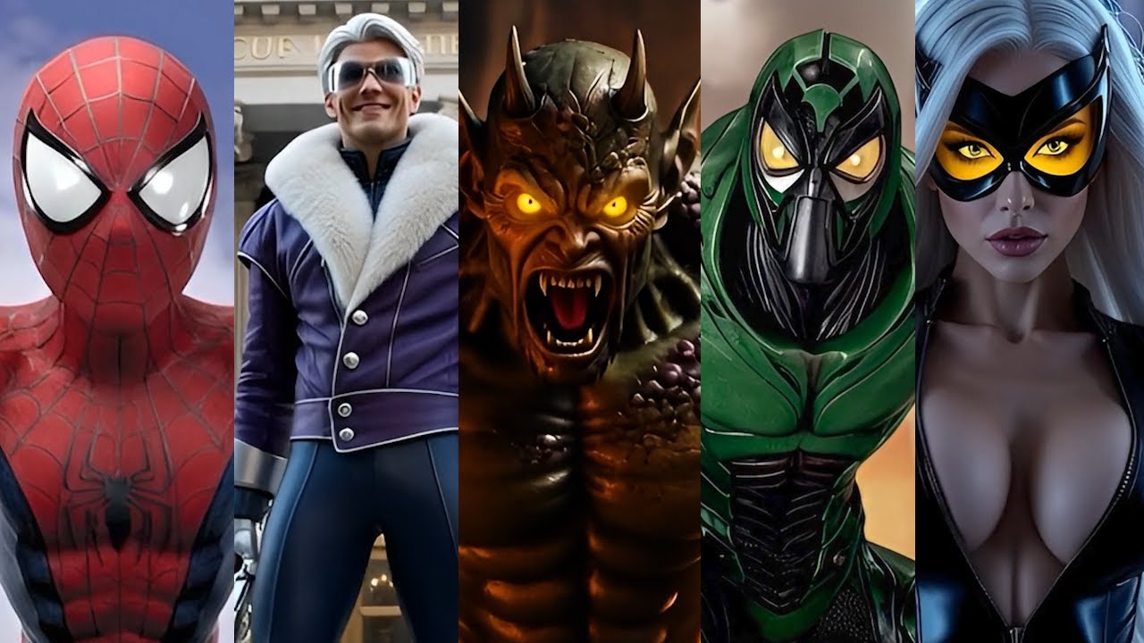I made Ultimate Spider-Man characters in live action (Earth 1610)