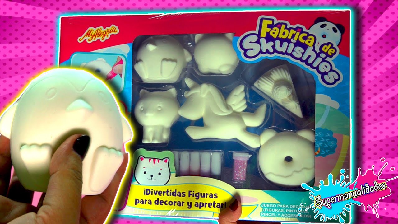 Fábrica de Skuishies (Squishy) Mi Alegría - Supermanualidades